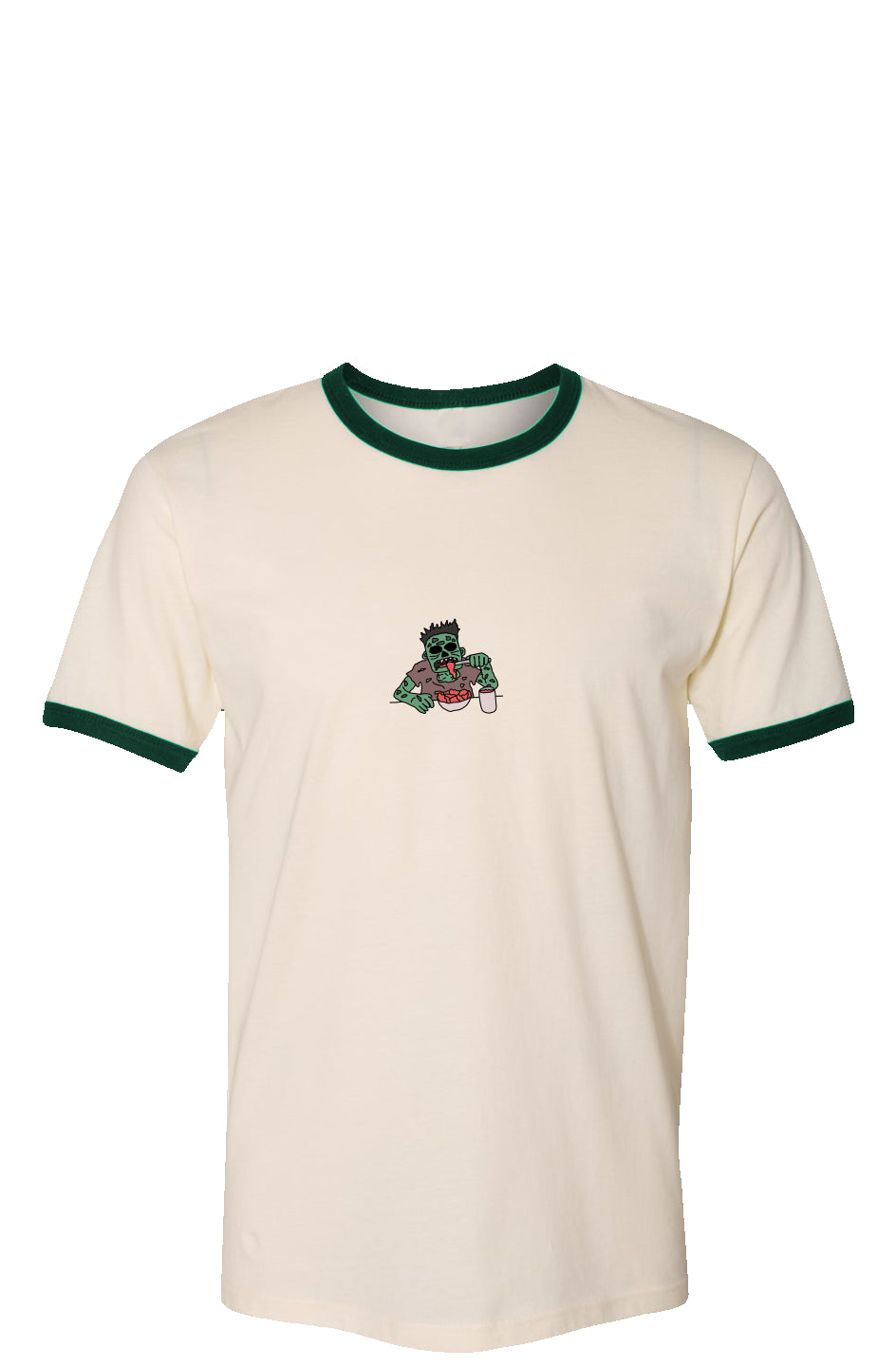 Hungry Zombie Vintage Ringer T-Shirt